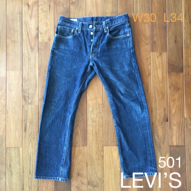 Levi's リーバイス 501 W30 L34 デニム 紺色 ジーンズ