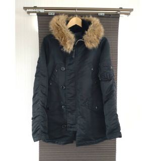 アルファインダストリーズ(ALPHA INDUSTRIES)の【タイレル様専】【USED】ALPHA N-3B JPN-FIT 　Sサイズ　黒(フライトジャケット)