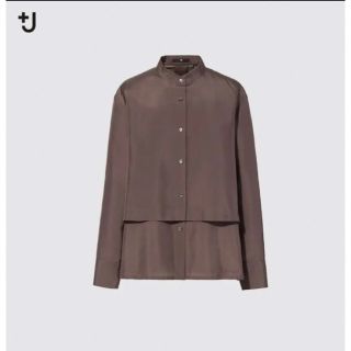 ジルサンダー(Jil Sander)のユニクロ ＋J ジルサンダー シルクシャツ (シャツ/ブラウス(長袖/七分))