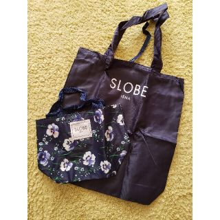 スローブイエナ(SLOBE IENA)のSLOBE IENA スローブ イエナ 花柄トート＆折りたたみエコバッグ(その他)