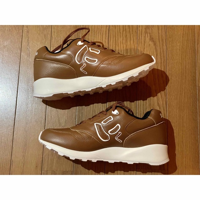 美品 サンガッチョ SANGACIO にく“BBQ”スニーカー Brown 24