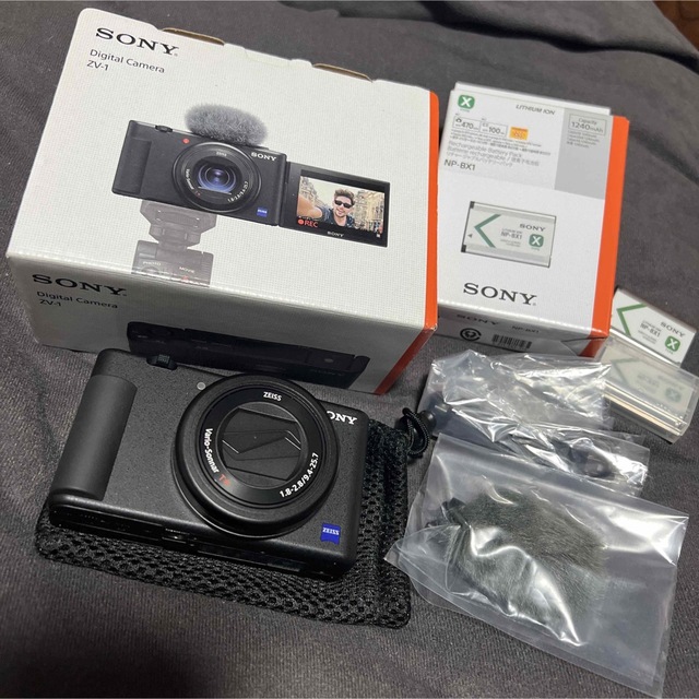 トップ ZV-1 【美品】SONY - SONY VLOGCAM 箱付き 備品セット