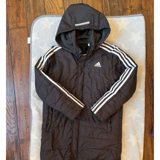 アディダス(adidas)のベンチコート　adidas 黒　サイズ150   (ウェア)