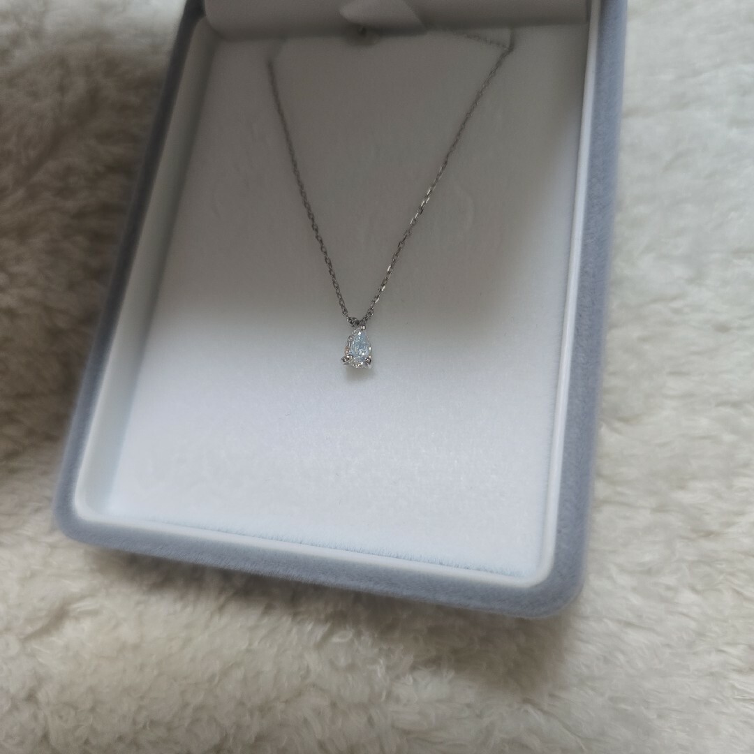 フローラル LK salon 0.3ct エアラボ プラチナ ネックレス LK サロン