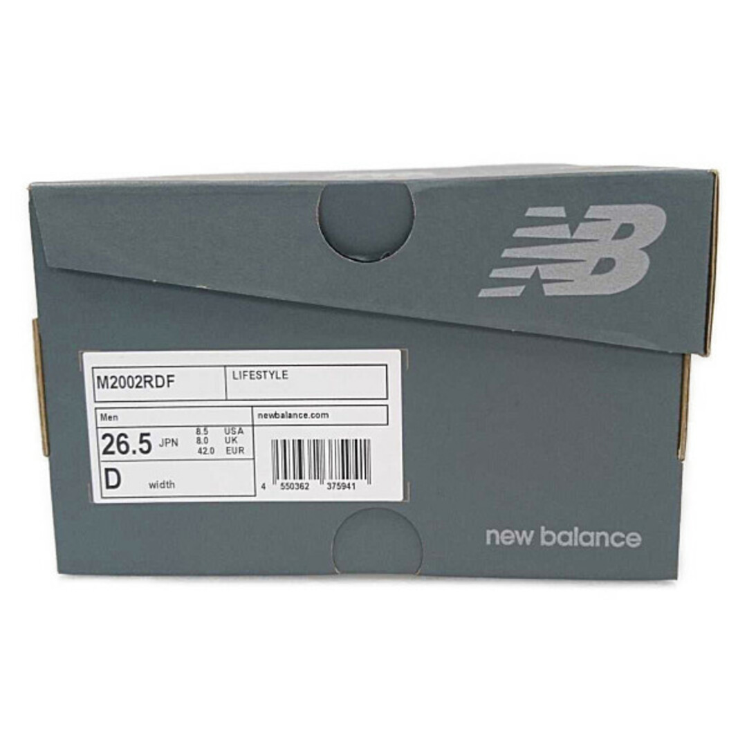 NEW BALANCE ニューバランス 品番 M2002RDF シューズ ネイビー サイズUS8.5=26.5cm 正規品 / 28152