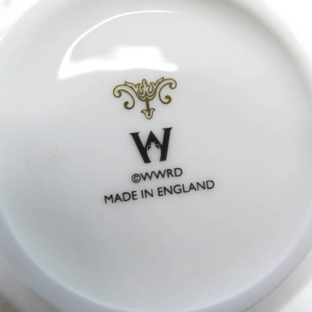 美品 WEDGWOOD ウェッジウッド コロンビアゴールド シュガー&クリーマー 2点 セット W つぼ 22金 廃盤 希少 SU3574D