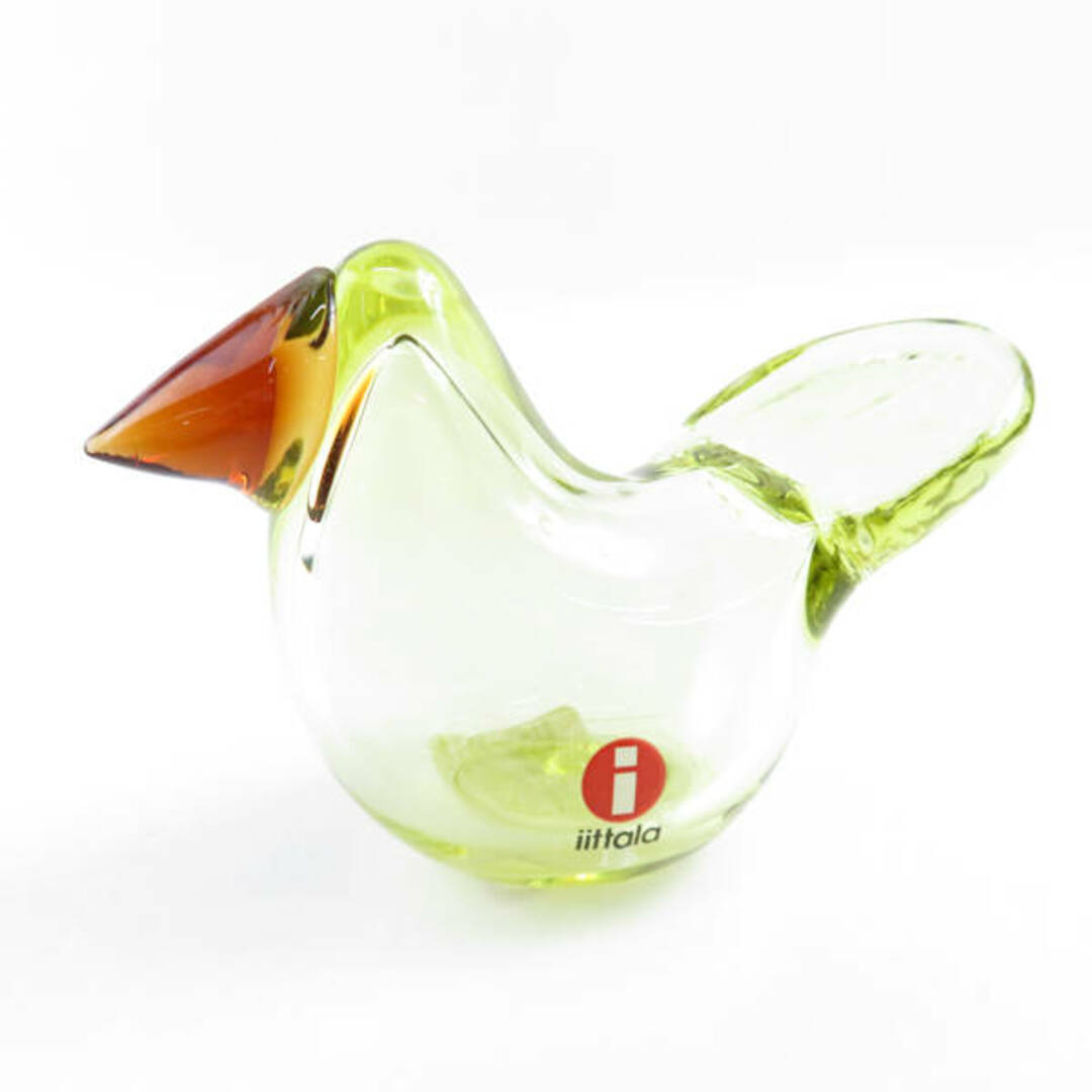 未使用 iittala イッタラ Birds by Toikka（バード バイ トイッカ） シエッポ レモン・コッパー 1点 無鉛ガラス 北欧 フィンランド インテリア オブジェ SU3580D