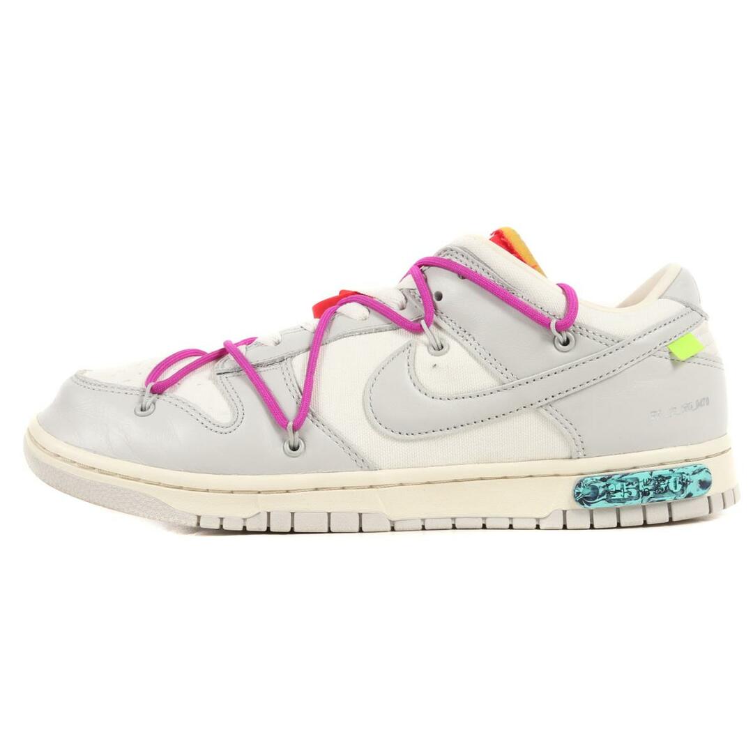 OFF-WHITE オフホワイト  スニーカー NIKE DUNK LOW The 50 1 OF 50 No.45 DM1602-101 21AW セイル ナチュラルグレー US11  29cm 【メンズ】【R018】