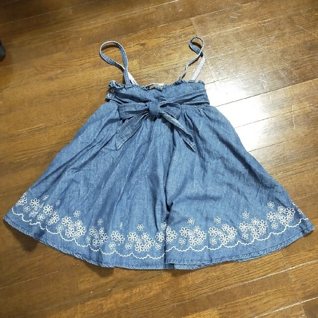 mezzo piano(メゾピアノ)のメゾピアノ　ジャンパースカート　130センチ キッズ/ベビー/マタニティのキッズ服女の子用(90cm~)(スカート)の商品写真