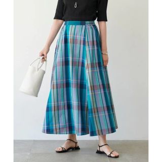 正規総輸入元 247*美品 ユナイテッドアローズ マドラスチェック フレア