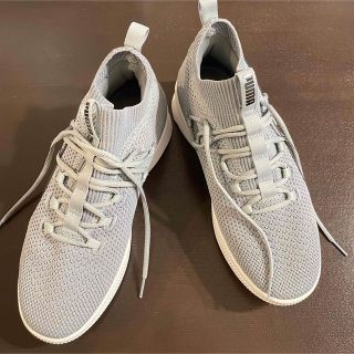 プーマ(PUMA)の美品　PUMA プーマ　クライドコート　グレー　26.5cm (スニーカー)