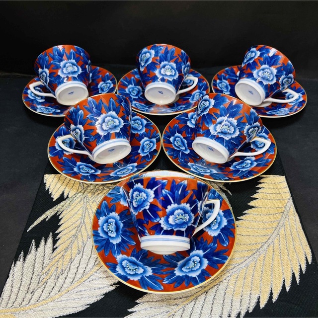 Ri-sanさま購入品】深川製 金彩牡丹 輪花鉢-
