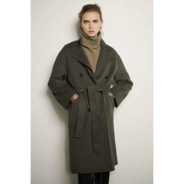 Theory Luxe New Divide Belt Coat B グレー P 大きい割引 レディース