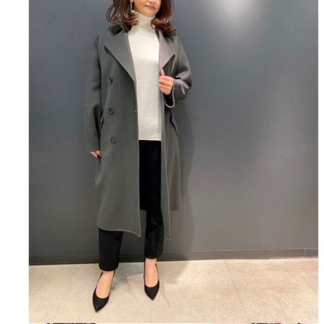 セオリー Luxe New Divide DB Belt Coat DF J
