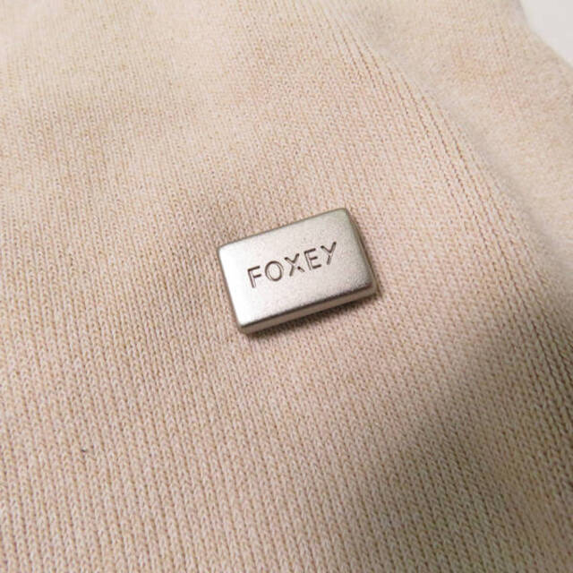 美品 FOXEY NEW YORK フォクシー レディライク 31694 ジップアップパーカー ピンク系 40 キュプラ他 レディース  AY2961A58