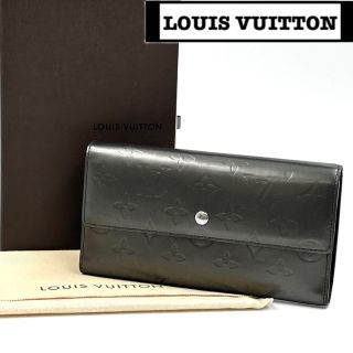 ルイヴィトン(LOUIS VUITTON)のLOUIS VUITTON ルイヴィトン ヴェルニ 長財布 男女兼用 グレー系(財布)