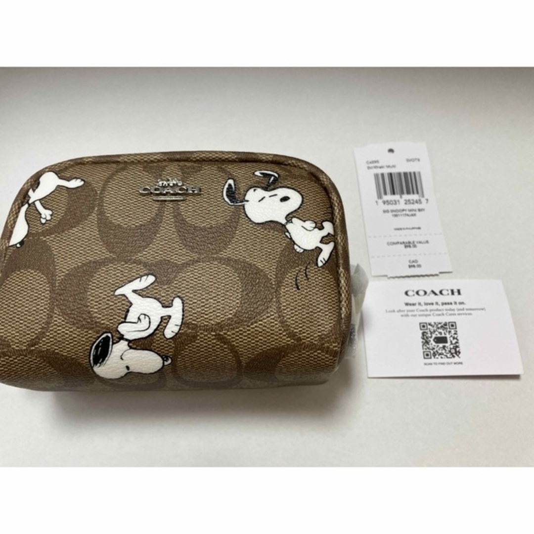 COACH×SNOOPY コスメティックポーチ-