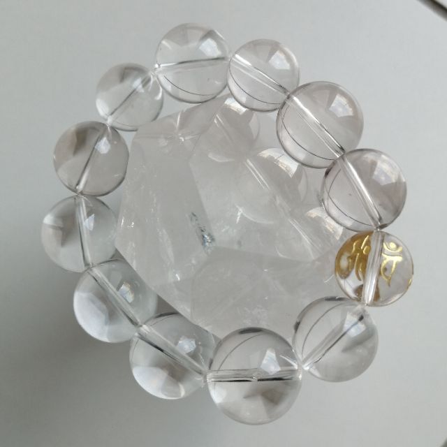 2022公式店舗 山梨県産国産水晶、ヒマラヤ水晶 一級品 ブレスレット+