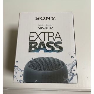 ソニー(SONY)の【mikan様専用】新品　SONY ブラック SRS-XB12/B(ポータブルプレーヤー)