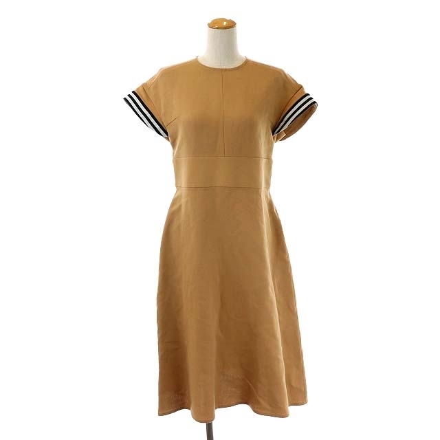 ボーダーズアットバルコニー COTTON DRESS ワンピース 半袖 38