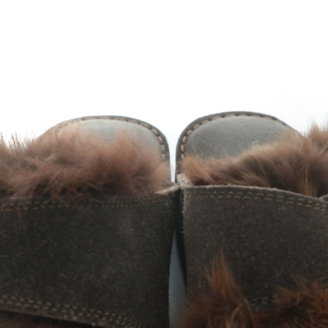 CAMINANDO(カミナンド)のカミナンド アパルトモン取扱い ファーサンダル 7 23.5-24cm 茶色 レディースの靴/シューズ(ミュール)の商品写真