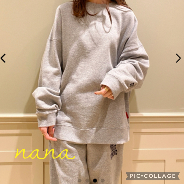 リサイクル裏毛ビッグロゴ上下セット♡グレー | hartwellspremium.com