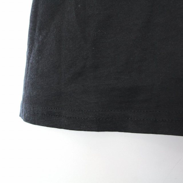 VIVIENNE TAM(ヴィヴィアンタム)のヴィヴィアンタム カットソー フレンチスリーブ 半袖 チャイナカラー 1 S 黒 レディースのトップス(カットソー(半袖/袖なし))の商品写真