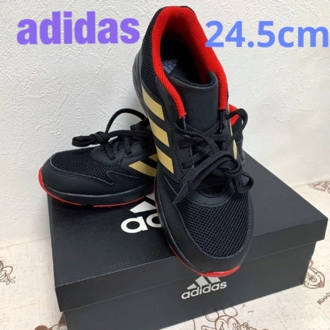 adidas(アディダス)の【未使用】adidas アディダス ◆スニーカー　ランニングシューズ　ブラック メンズの靴/シューズ(スニーカー)の商品写真