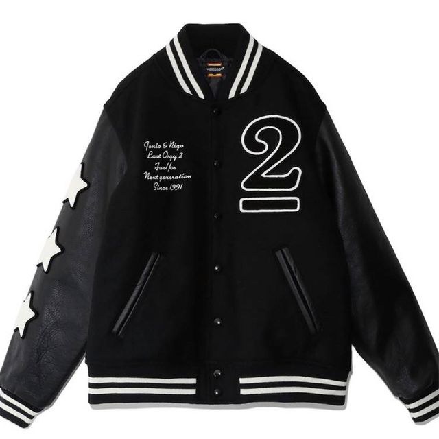 最安 LAST ORGY 2 × VERDY VARSITY JACKET XL