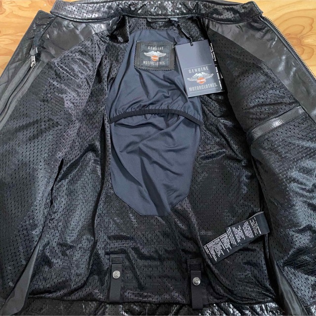 定価11万☆未使用☆ハーレー レザージャケット ブラック/M(XL相当)