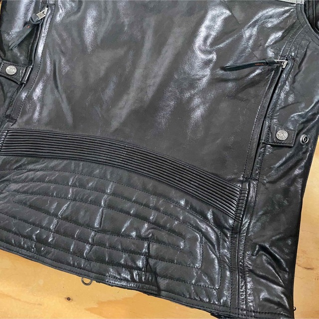 定価11万☆未使用☆ハーレー レザージャケット ブラック/M(XL相当)