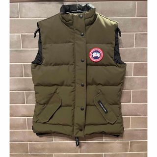 CANADA GOOSE - 【美品】カナダグース ダウンベスト カーキSの通販 by ...