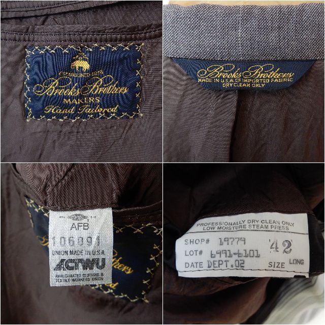 Brooks Brothers(ブルックスブラザース)のBrooks Brothers MAKERS Tailored Jacket メンズのジャケット/アウター(テーラードジャケット)の商品写真