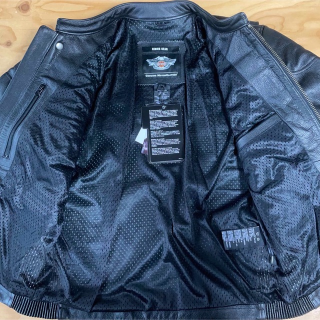 定価6万☆未使用☆ハーレー レザージャケット ブラック/M(XL相当)
