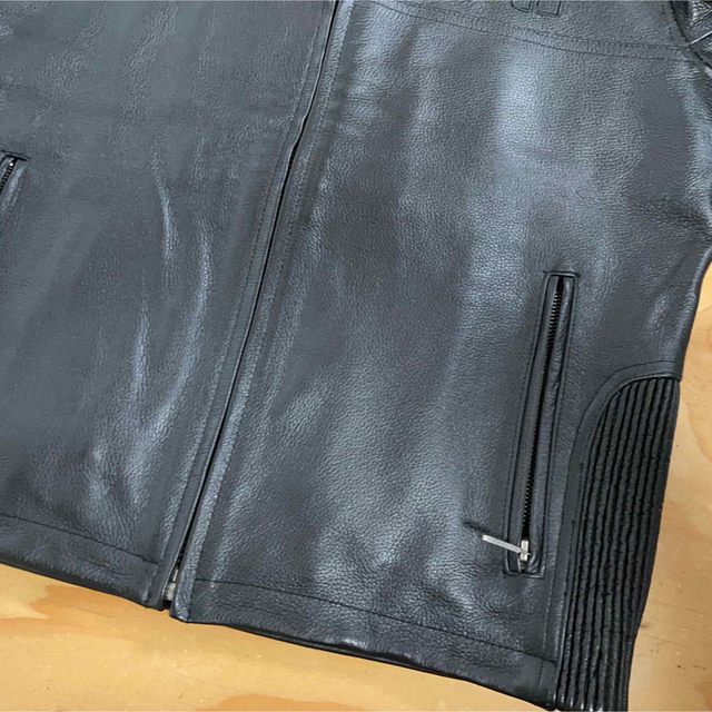 定価6万☆未使用☆ハーレー レザージャケット ブラック/M(XL相当)