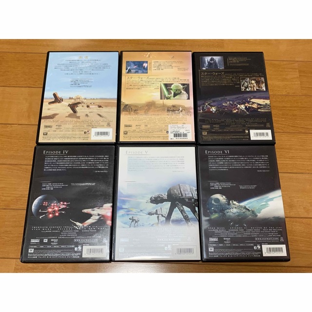 送料込み❢DVDスターウォーズ7本セット