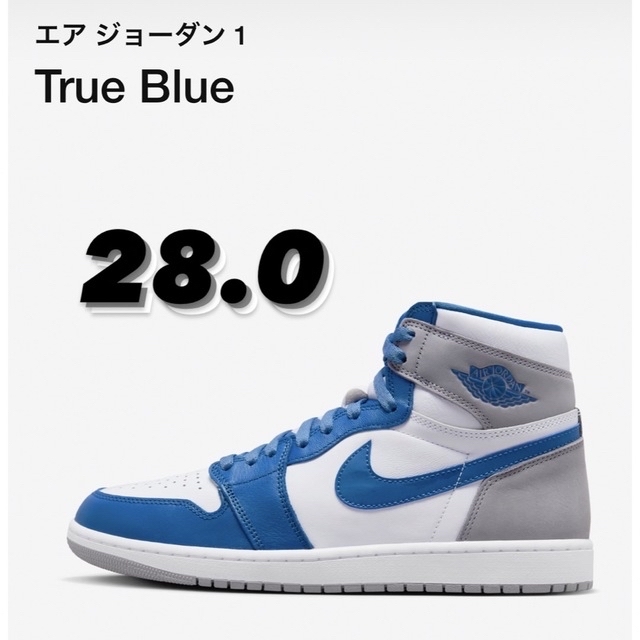 スニーカーnike Air Jordan 1 High OG True Blue