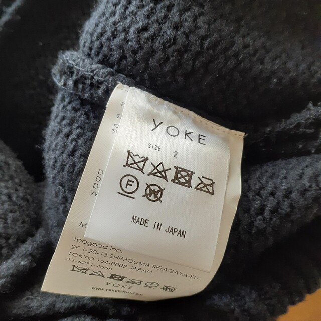 yoke 21aw ケーブルニット 2