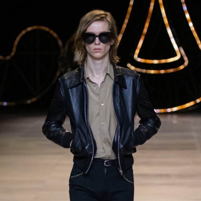 celine 21ss ストライプ シルク - 4