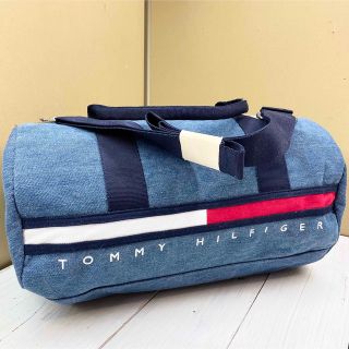 トミーヒルフィガー(TOMMY HILFIGER)のUS限定モデル！レア！プレートフラッグ/デニム/ボストンバック/トミー(ボストンバッグ)