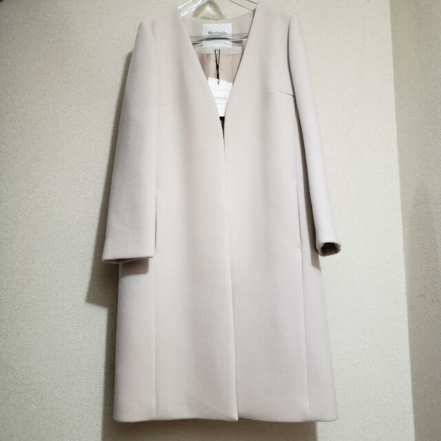 新品 マイストラーダ ノーカラーコート レディース ジャケット