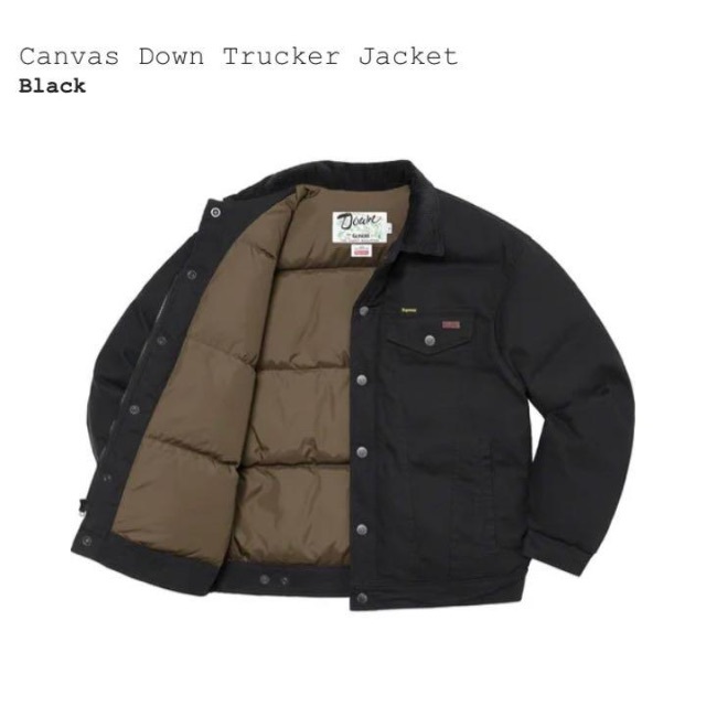 Supreme®/Schott®CanvasDownTruckerJacket