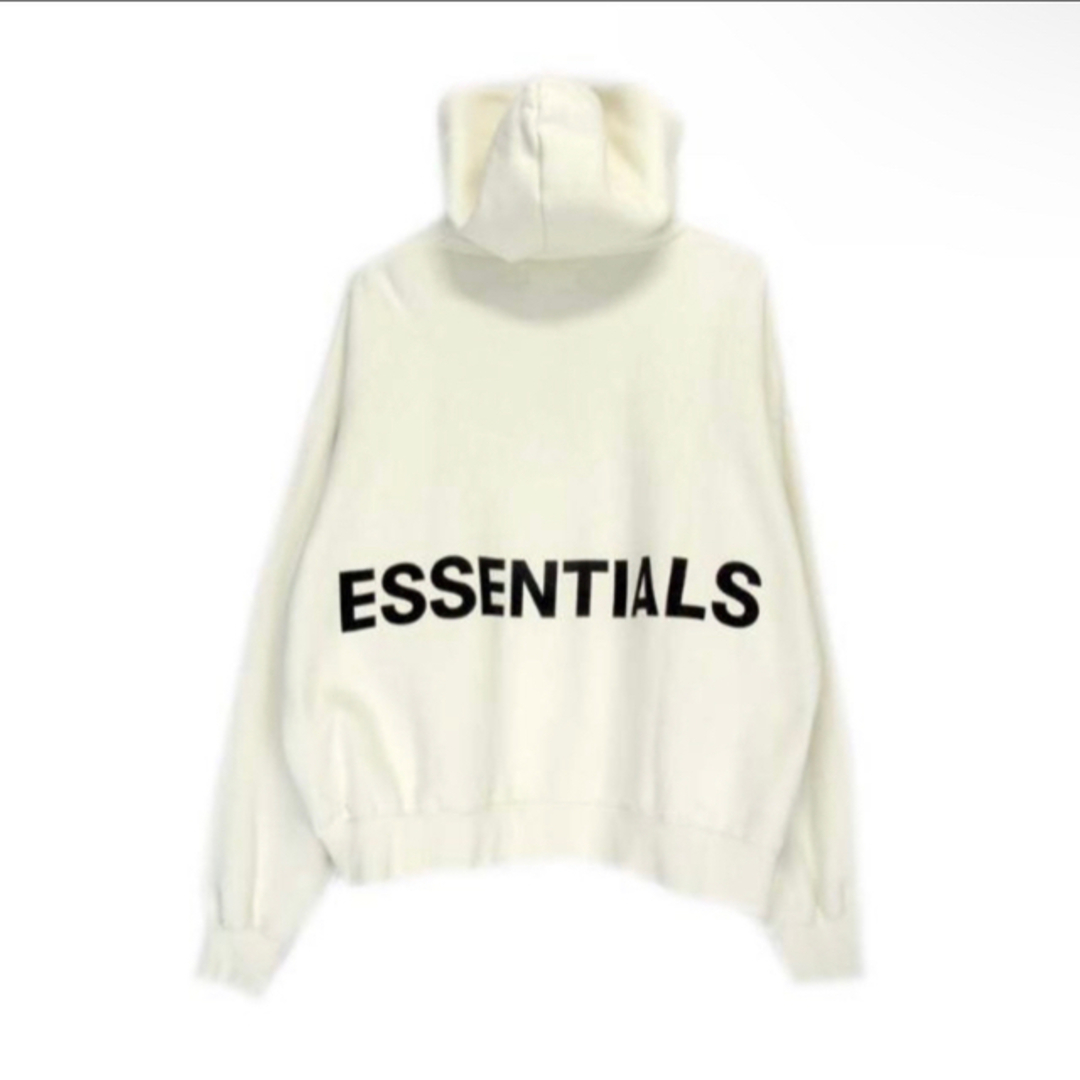 FEAR OF GOD ESSENTIALS バックロゴプリントフーディパーカー - パーカー