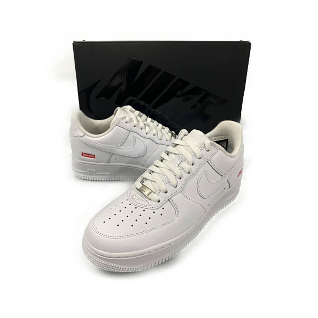 SUPREME×NIKE CU9225-100 AIR FORCE 1 LOW SP エアフォース シューズ ホワイト サイズUS9=27cm 正規品 / 29109