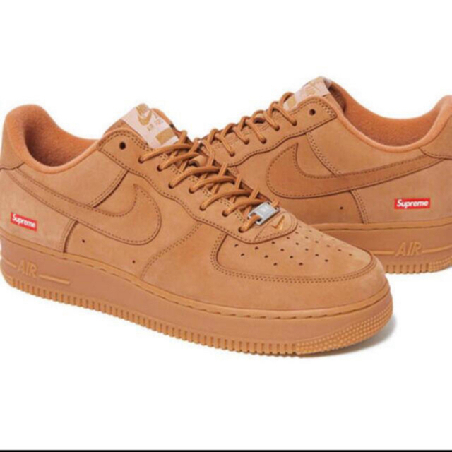 Supreme × Air Force 1 Flax Wheat 27.5ダンク