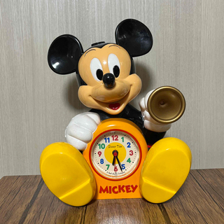 ディズニー(Disney)のミッキー　おしゃべり　アラーム　時計　置時計　ディズニー(置時計)