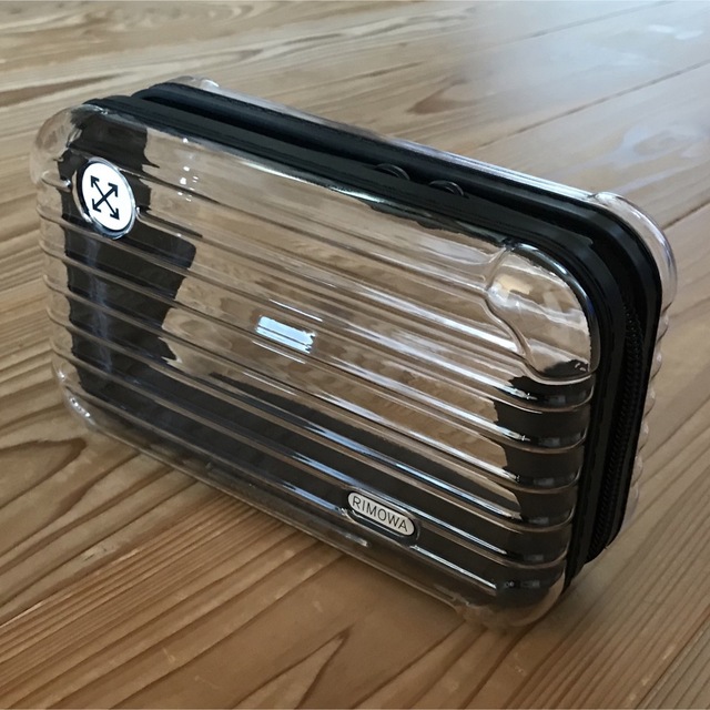 評価 オフホワイト x リモワ シースルーミニケース OFFWHITE RIMOWA