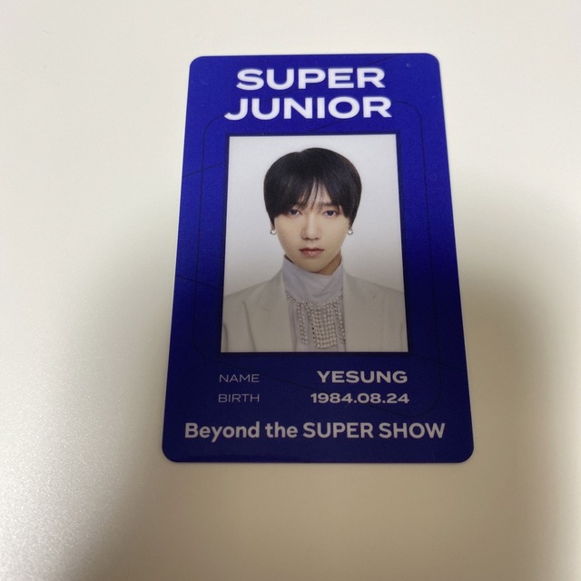 SUPER JUNIOR ビヨンド Beyond Live イェソン トレカ　 | フリマアプリ ラクマ