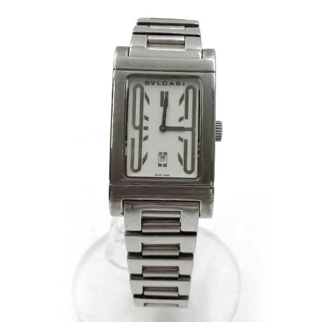 美品 余りコマあり BVLGARI ブルガリ RT45S レッタンゴロ 腕時計