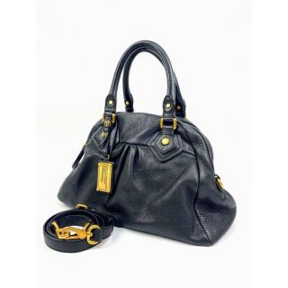 マークバイマークジェイコブス(MARC BY MARC JACOBS)のマークジェイコブス　ブラックレザー　2way ハンドバッグM3112035　黒革(ハンドバッグ)